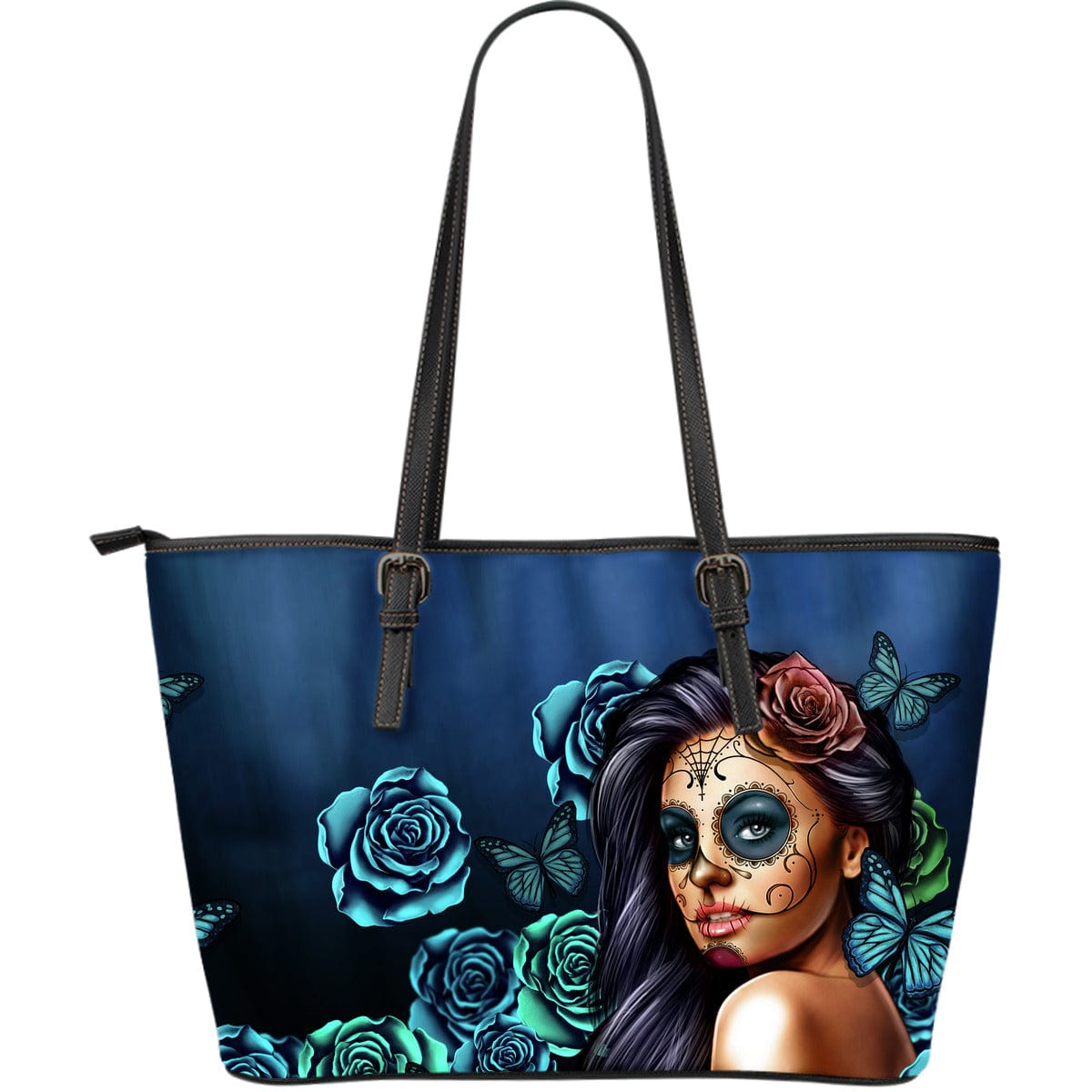 Leather Tote Bags - Calavera Fine Art Collection