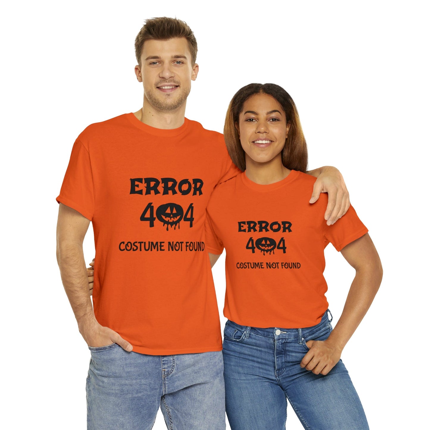 ERROR 404 Costume Not Found - Orange