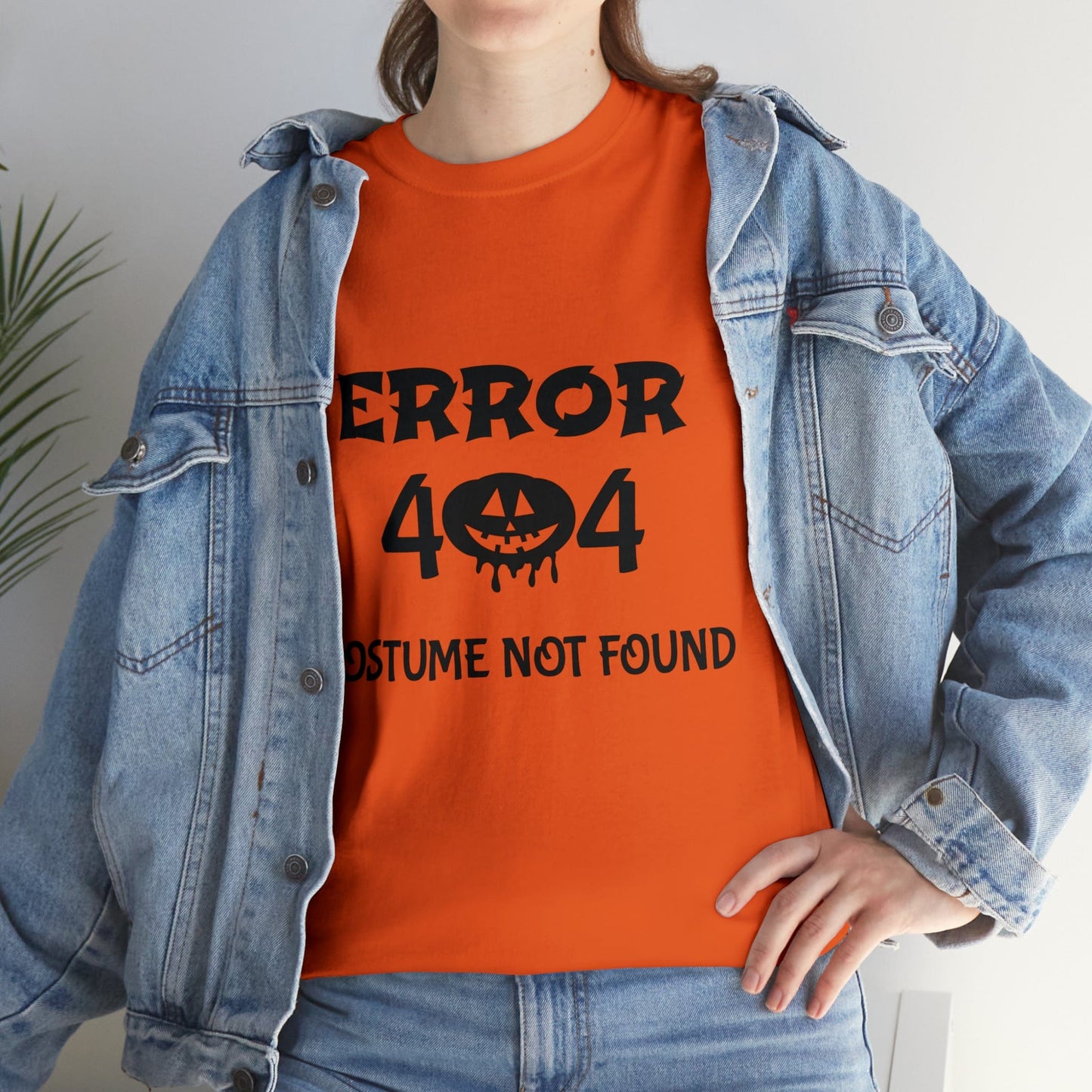 ERROR 404 Costume Not Found - Orange