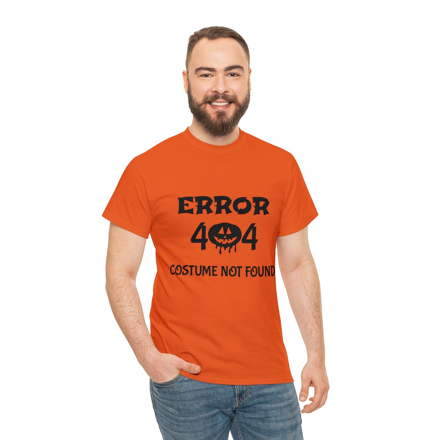 ERROR 404 Costume Not Found - Orange