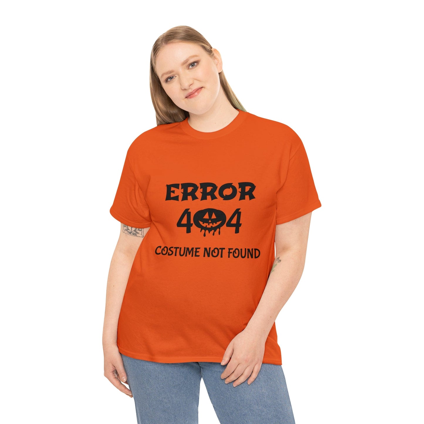 ERROR 404 Costume Not Found - Orange