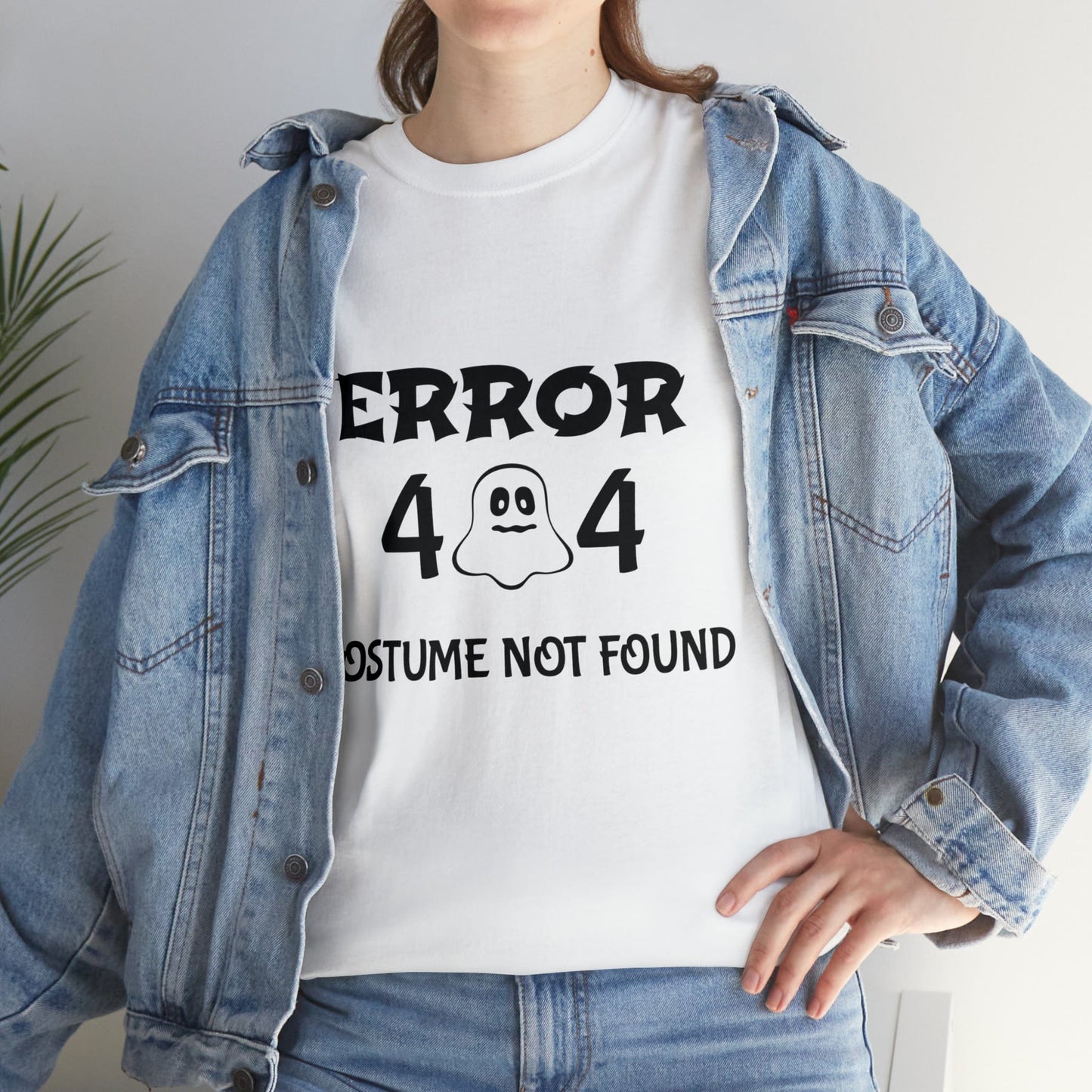 ERROR 404 Costume Not Found - White