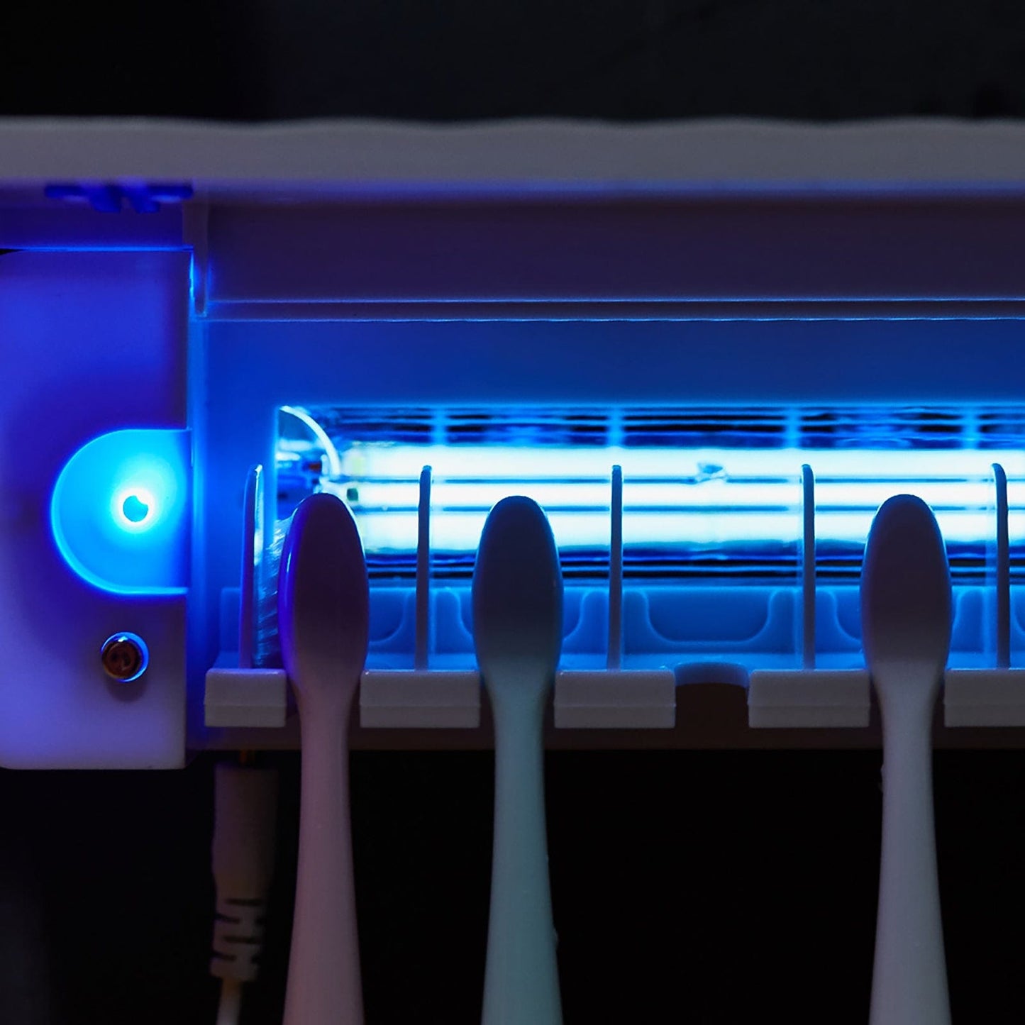 UV Light Toothbrush Holder and Toothpaste Dispenser