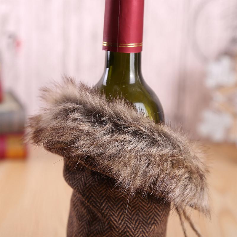 Festive Wine Bottle Covers