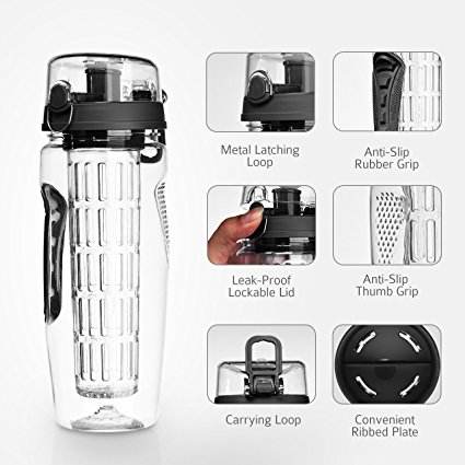 32 oz Fruit infuser Water Bottle