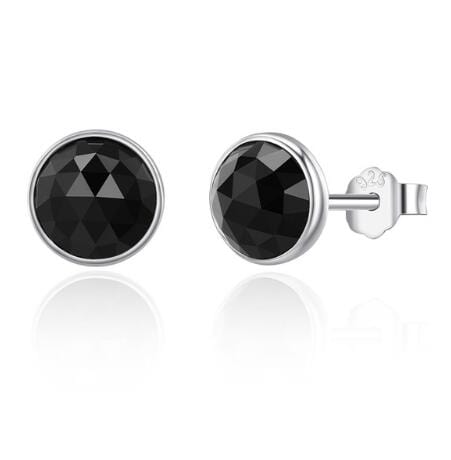 925 Sterling Silver Birthstone Stud Earrings