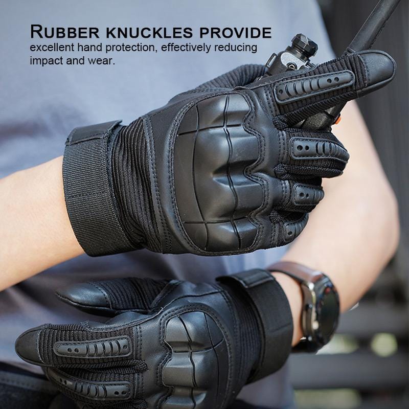 Touch Screen PU Leather Gloves