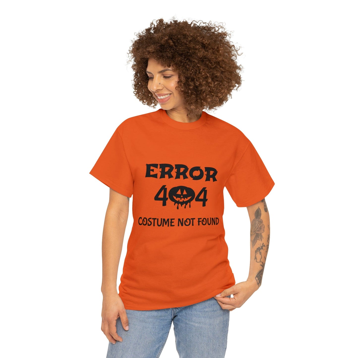 ERROR 404 Costume Not Found - Orange