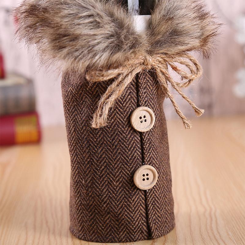 Festive Wine Bottle Covers