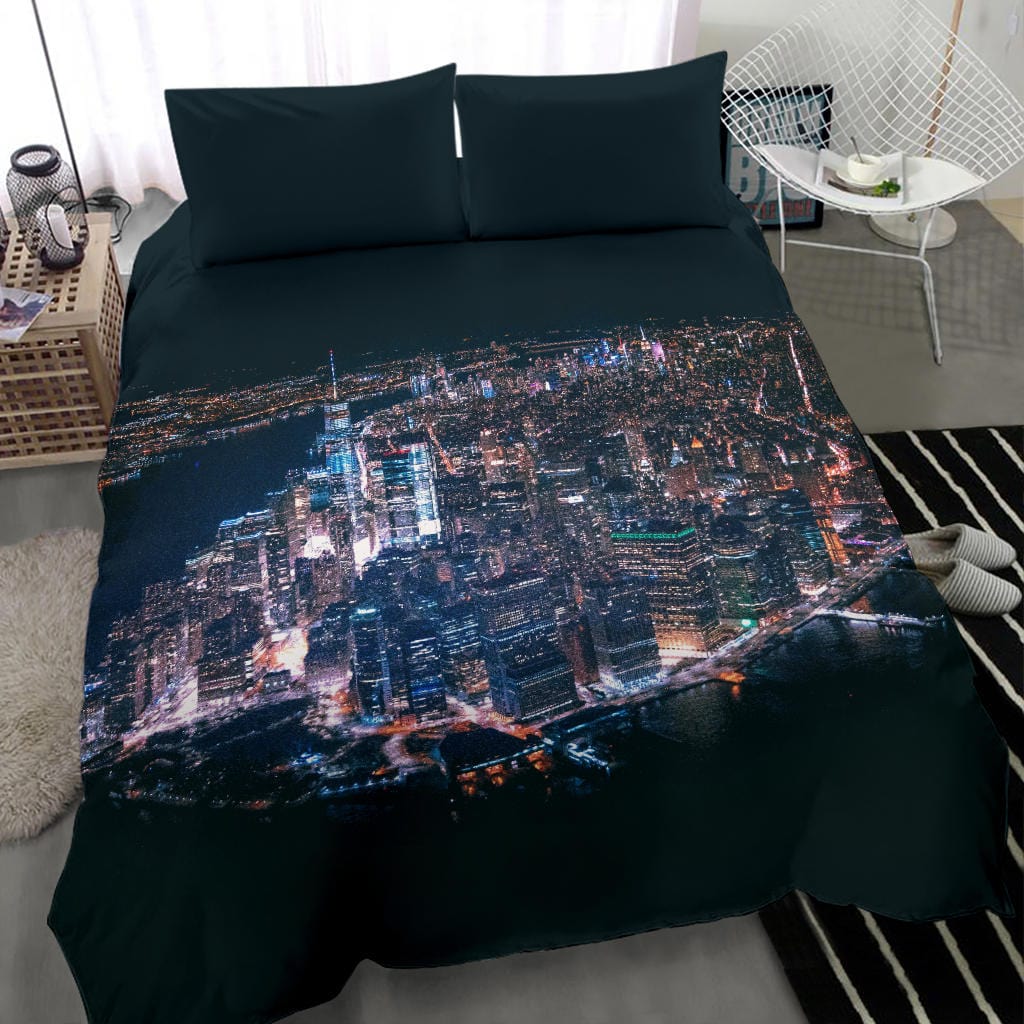 New York Night Bedding Set