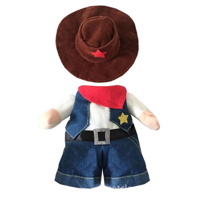 Funny Pet Halloween Costume Cowboy