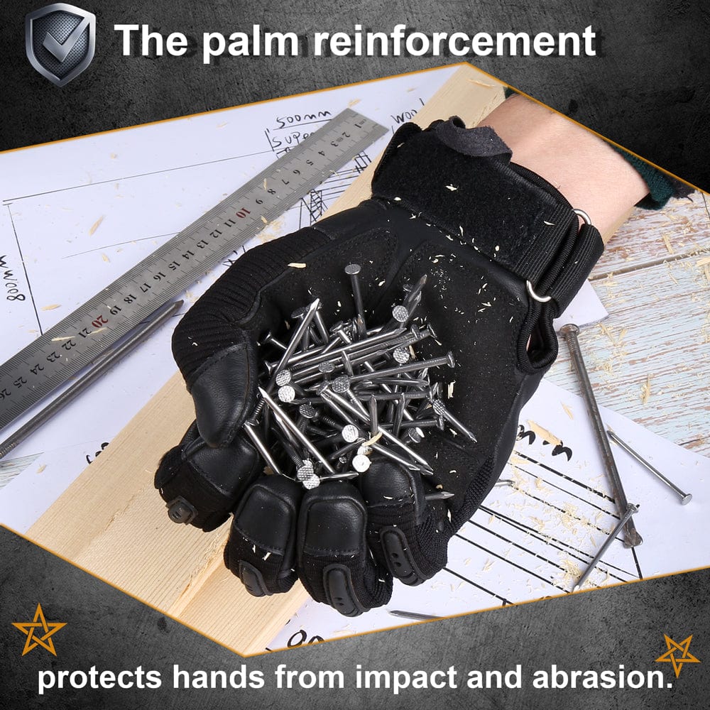 Touch Screen PU Leather Gloves