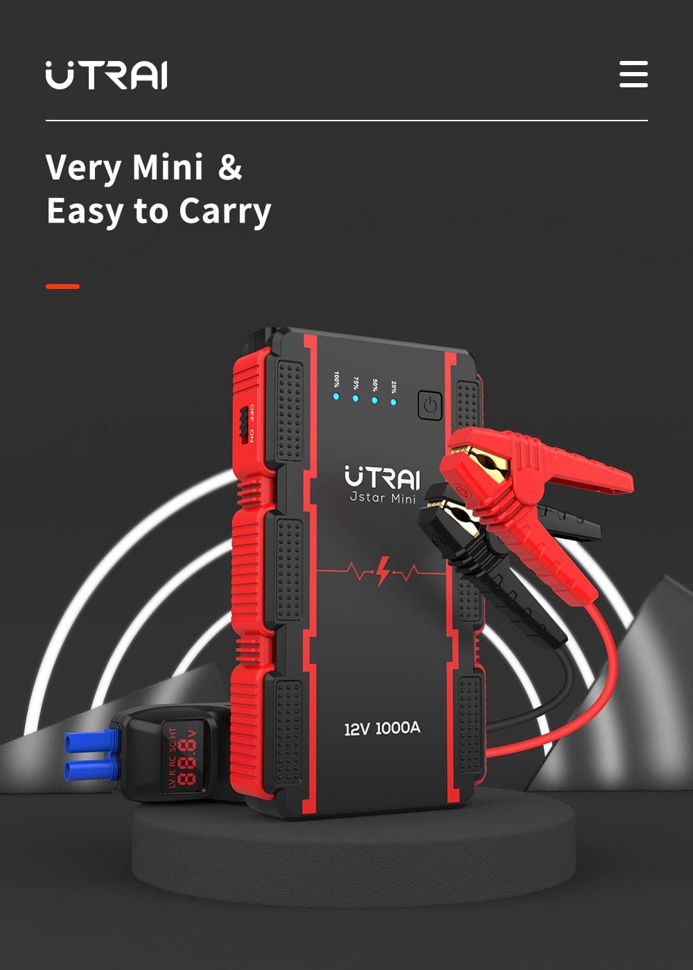 Portable Car Jump Starter