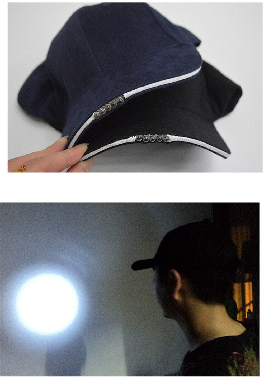 LED Lighted Ball Cap