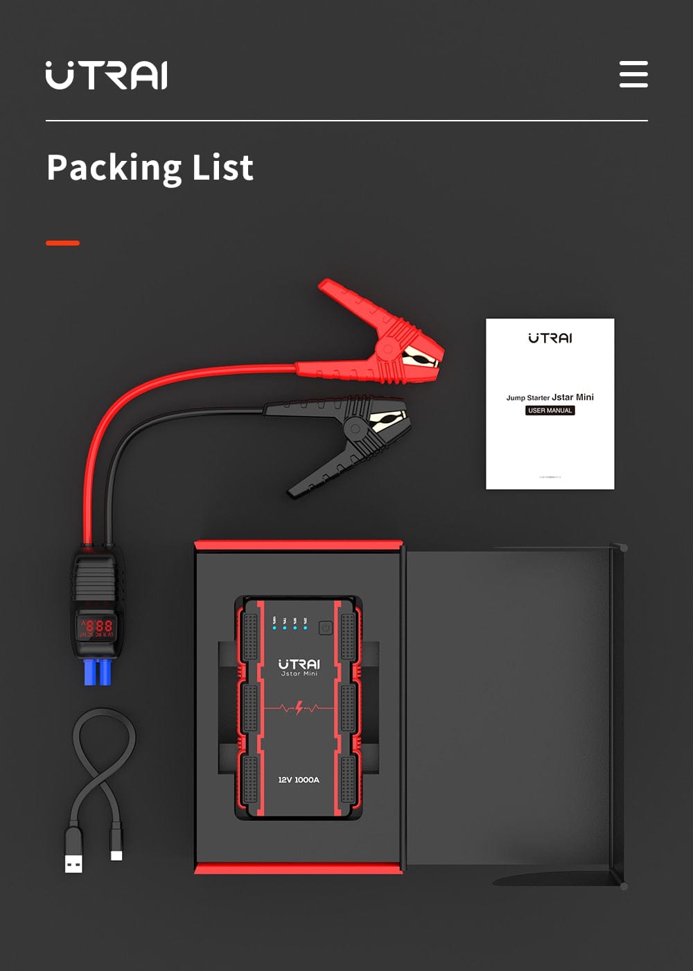 Portable Car Jump Starter