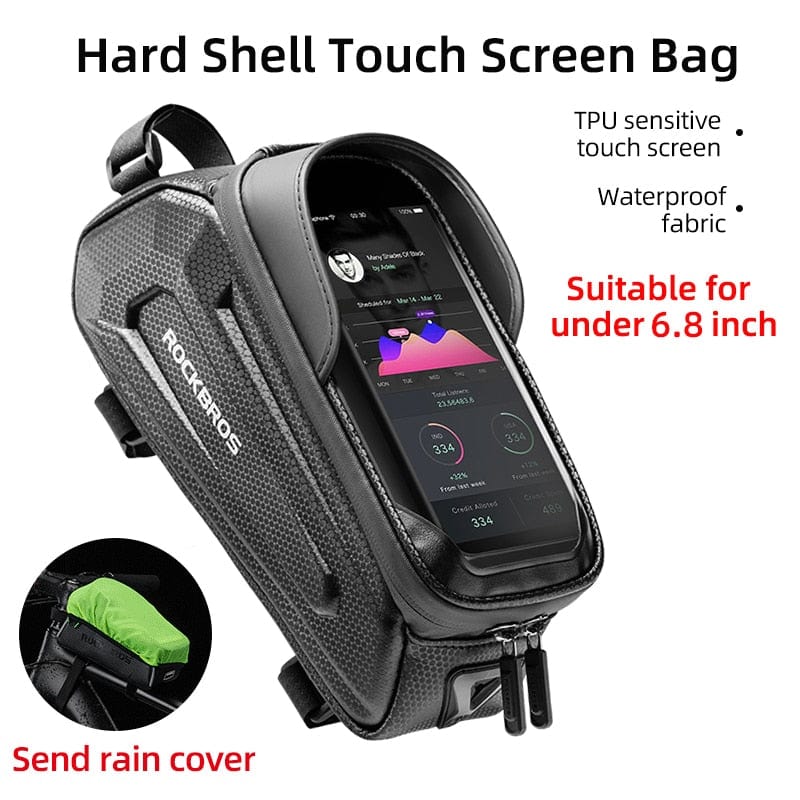 Top Tube Waterproof Touch Screen Bike Bag