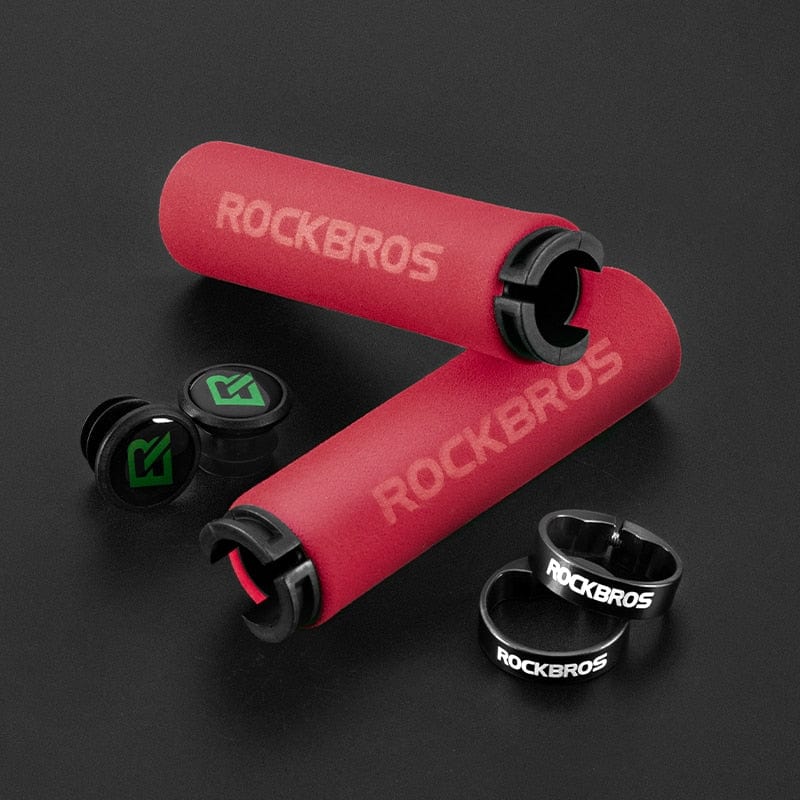 Shock-Absorbing Silicone Bike Grips