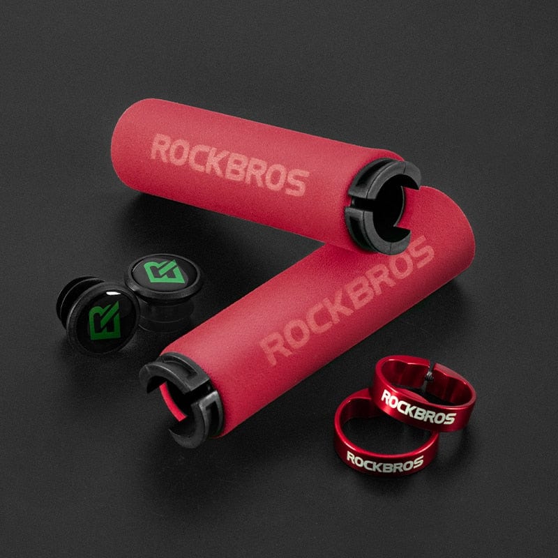 Shock-Absorbing Silicone Bike Grips