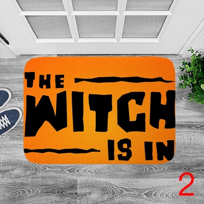 Halloween Witch Door Mat