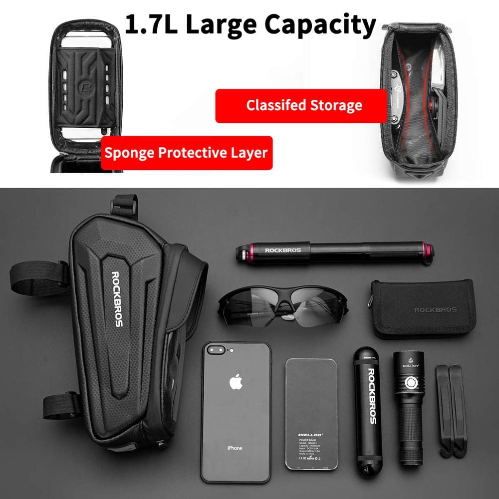 Top Tube Waterproof Touch Screen Bike Bag