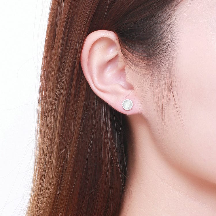 925 Sterling Silver Birthstone Stud Earrings