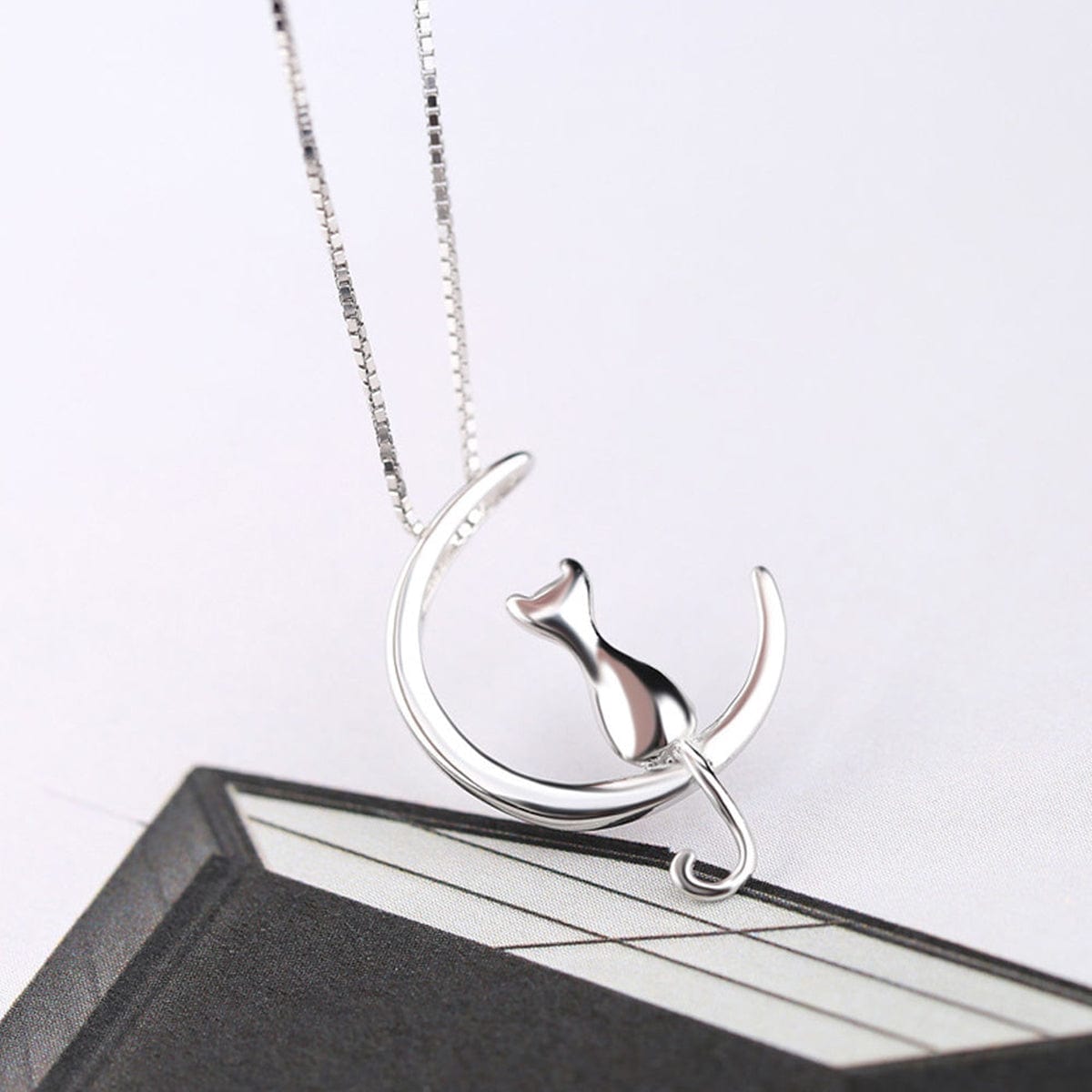 Cat Moon Necklace