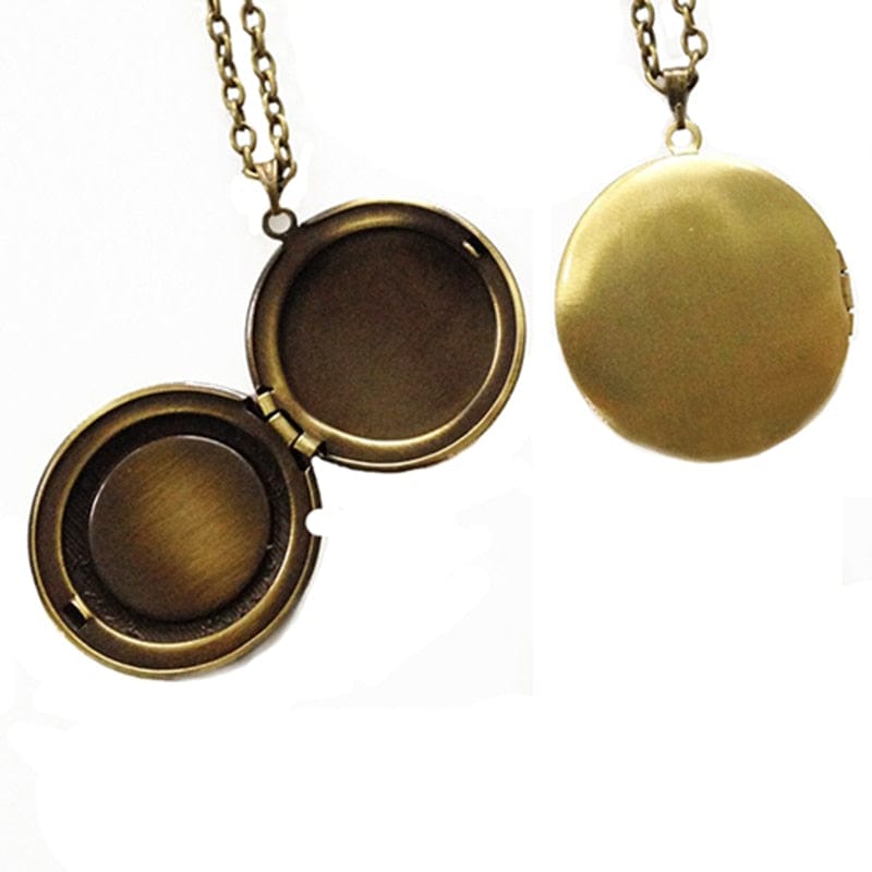 Raven Glass Pendant Necklace