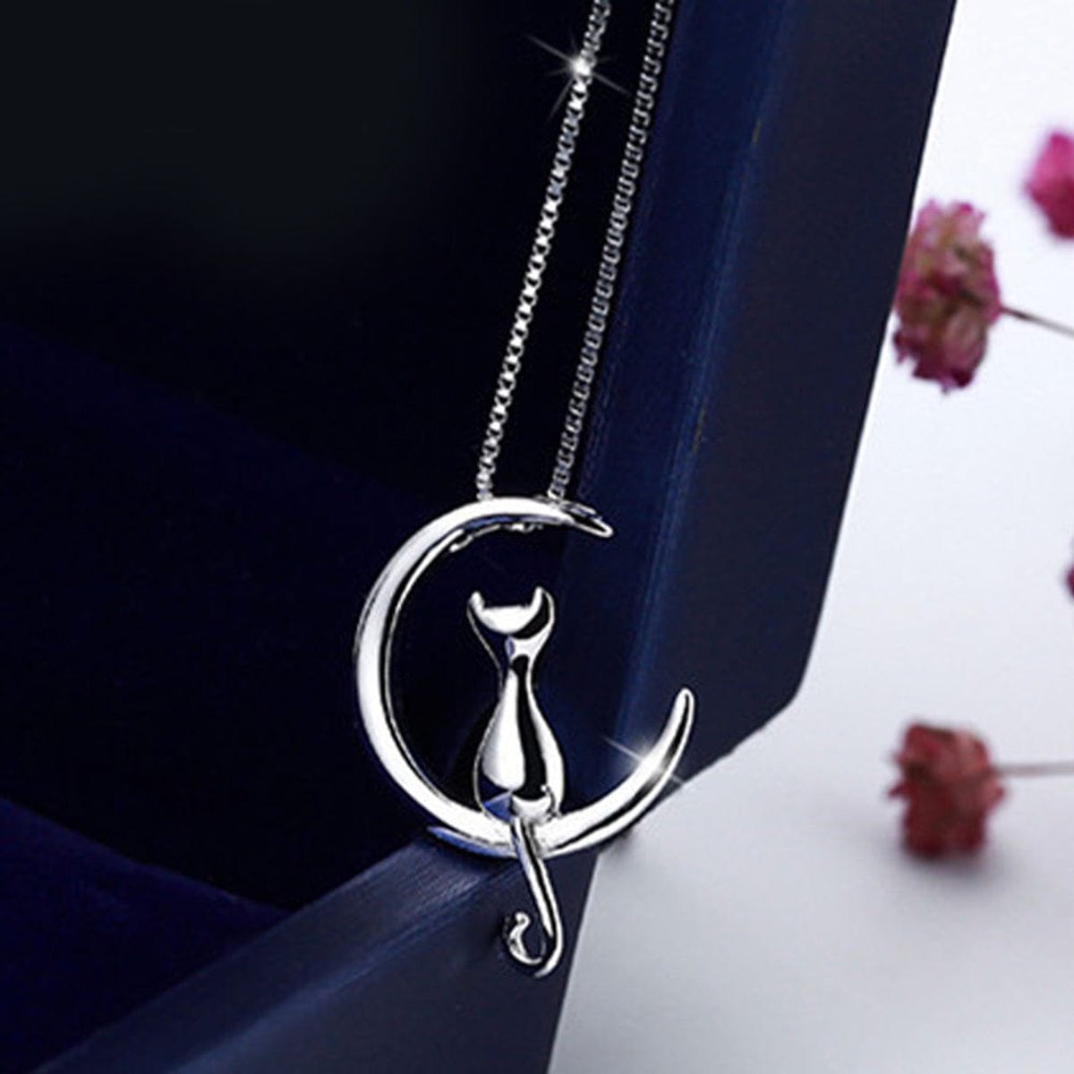 Cat Moon Necklace