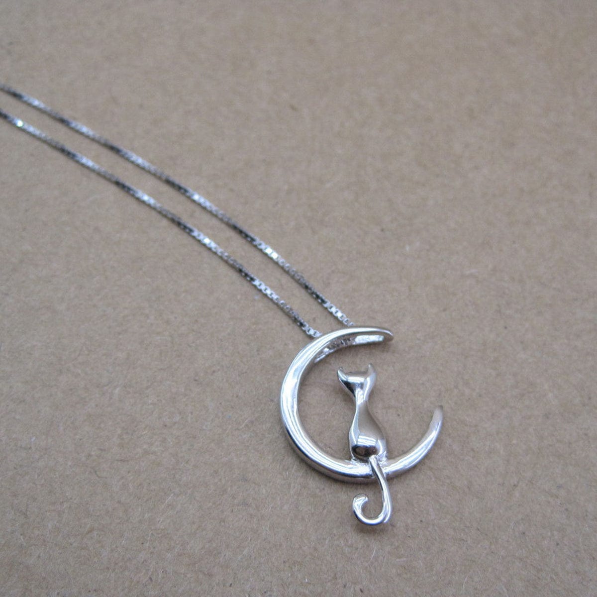 Cat Moon Necklace