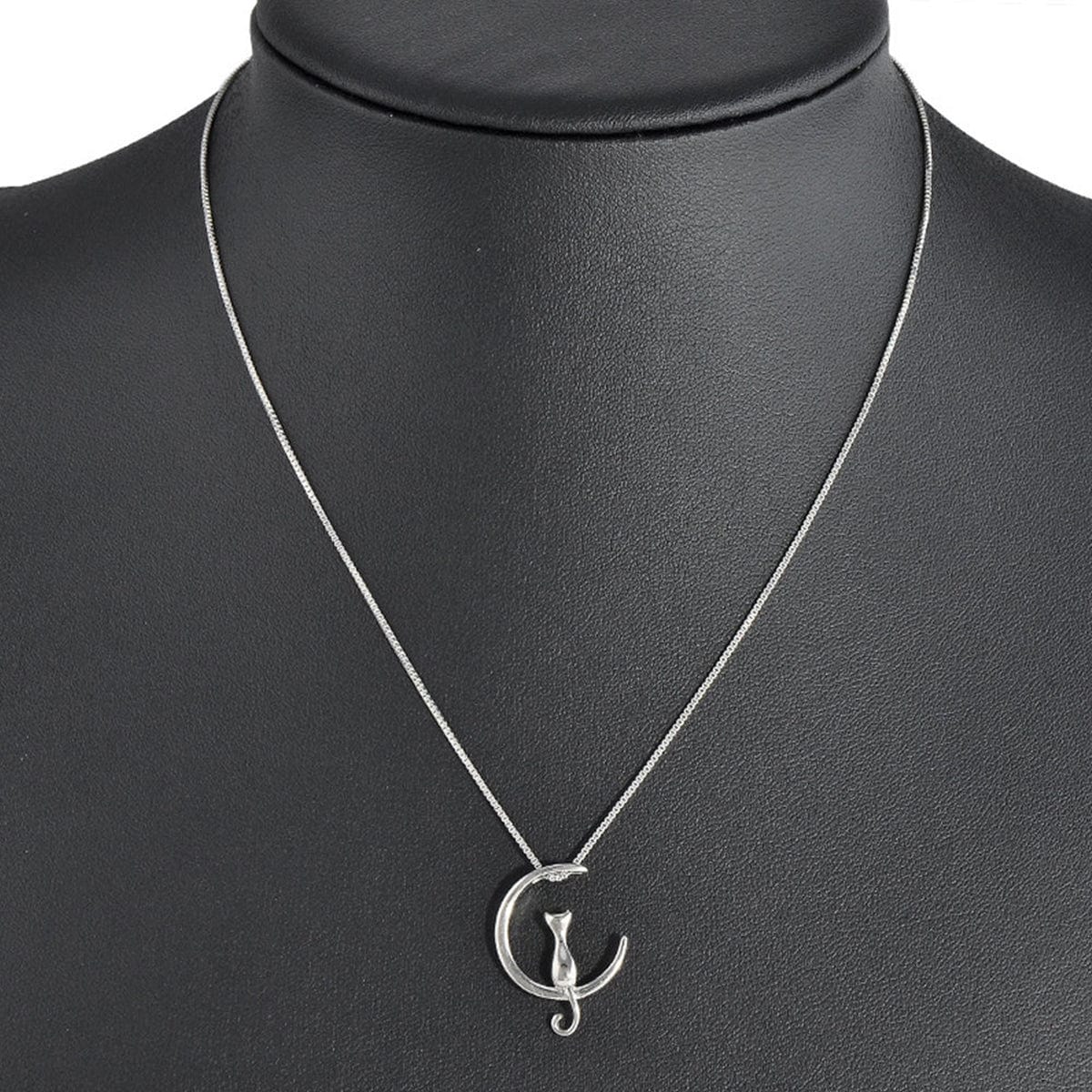 Cat Moon Necklace