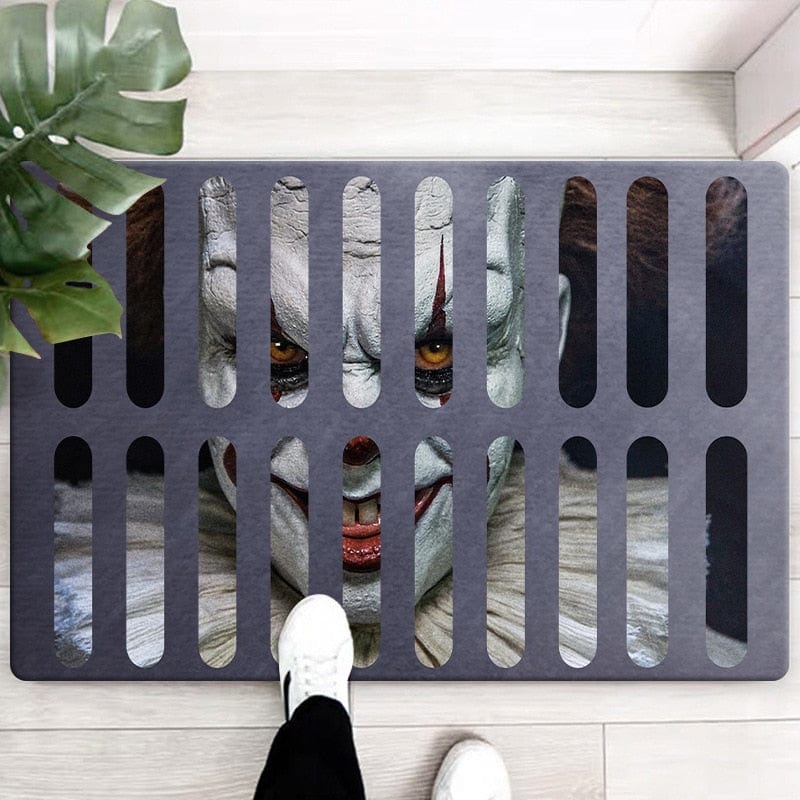 Halloween 3D Clown Door Mat