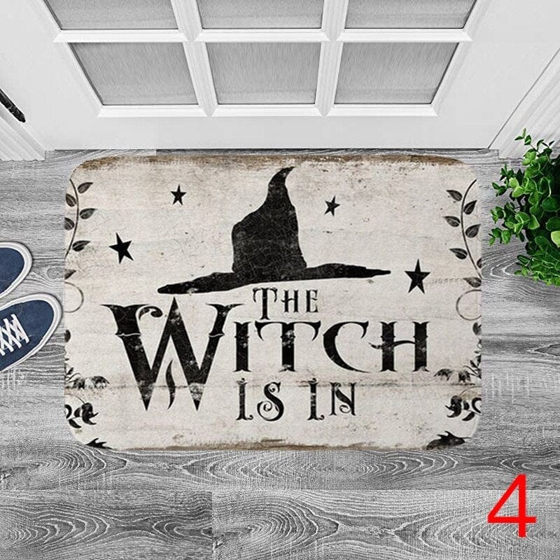 Halloween Witch Door Mat