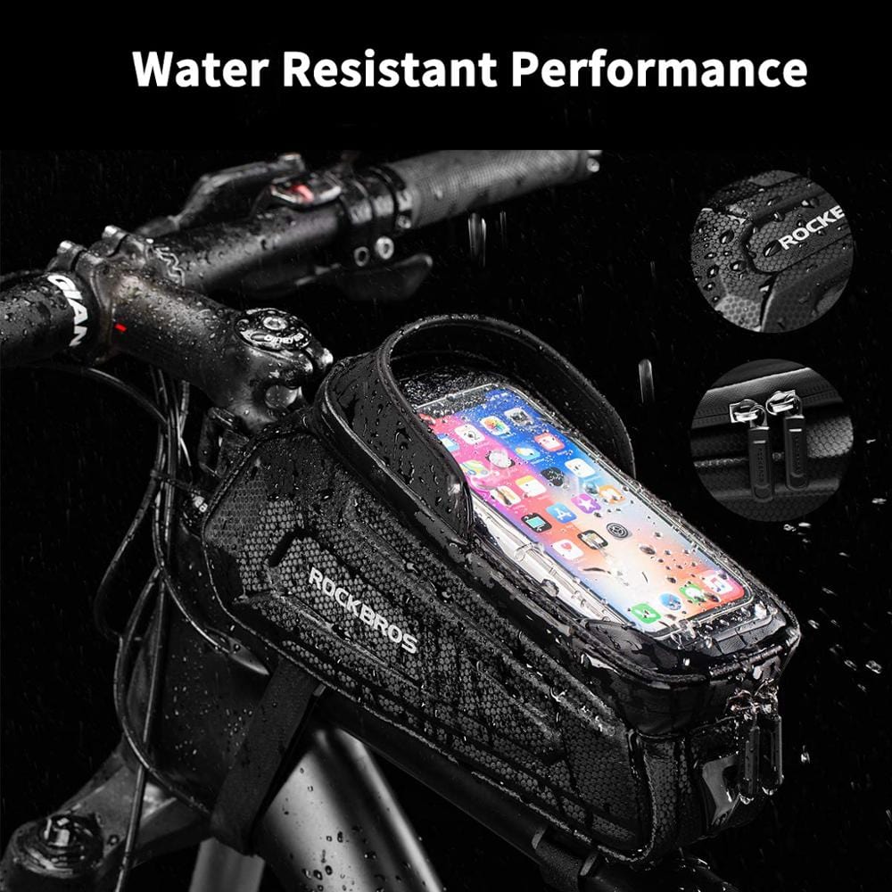 Top Tube Waterproof Touch Screen Bike Bag