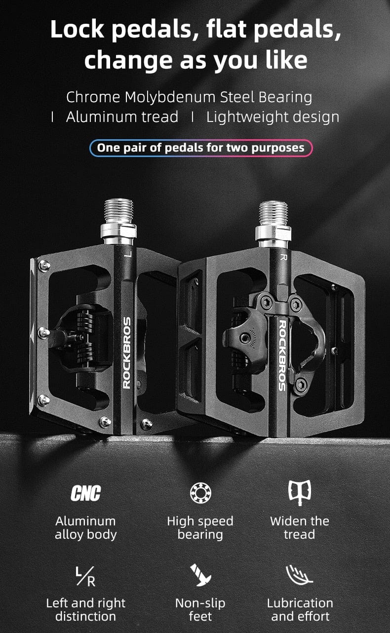 Non-Slip Aluminum Alloy MTB Bike Pedals