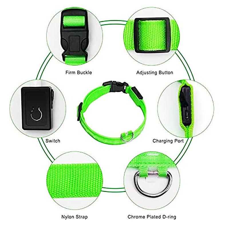 Rechargeable Led Pet Collar
