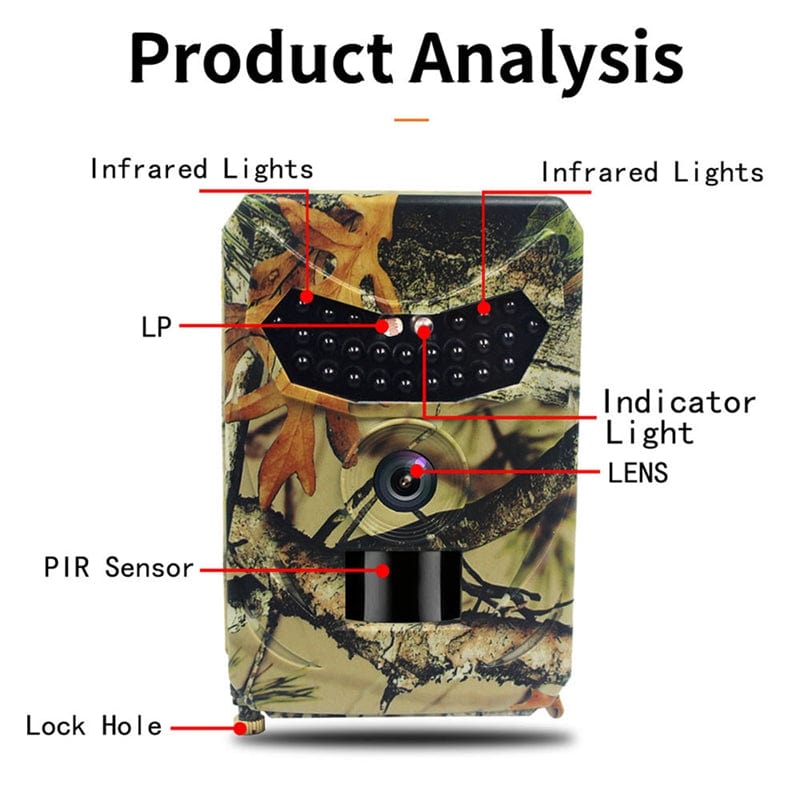 12MP 1080P Night Vision Trail Wildlife Camera