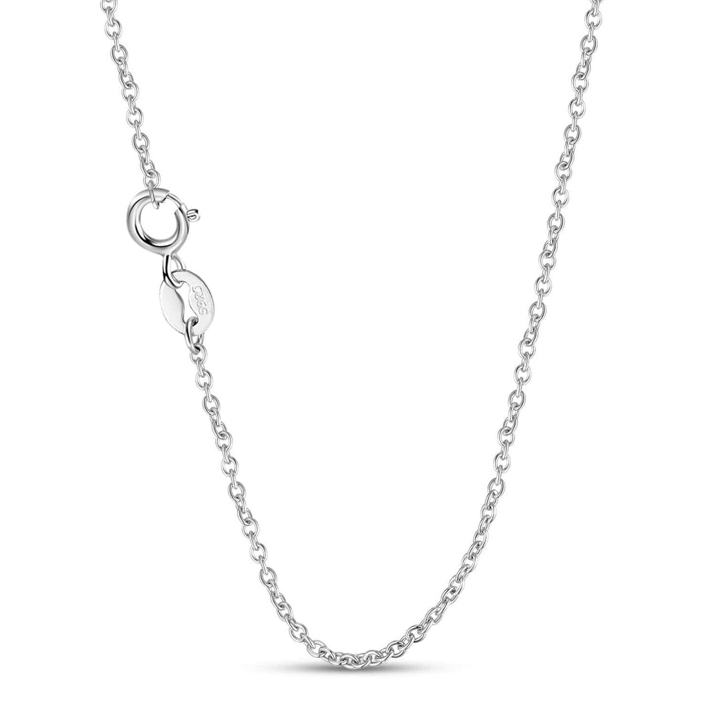 925 Sterling Silver Heart Mother Daughter Pendant