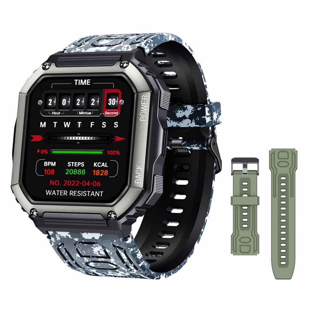 SENBONO Men's Smart Bluetooth Fitness Watch for IOS & Android