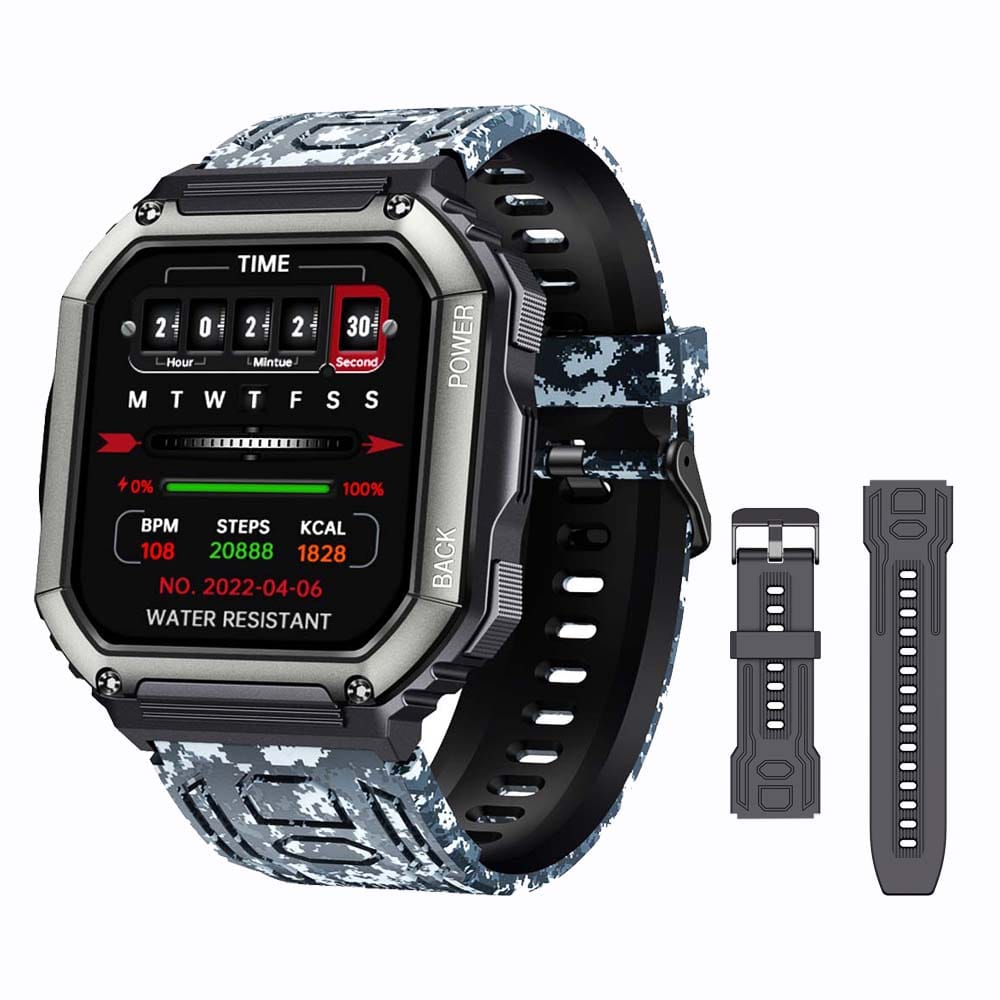 SENBONO Men's Smart Bluetooth Fitness Watch for IOS & Android