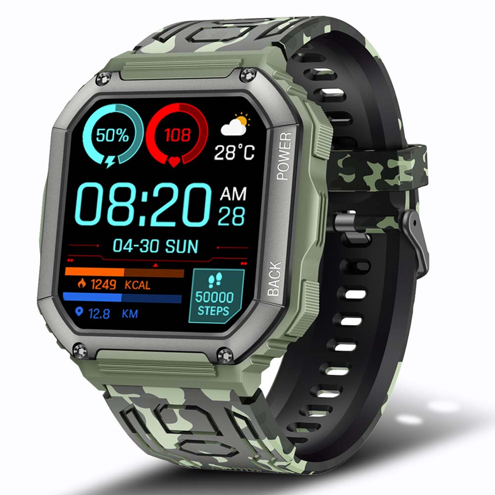 SENBONO Men's Smart Bluetooth Fitness Watch for IOS & Android