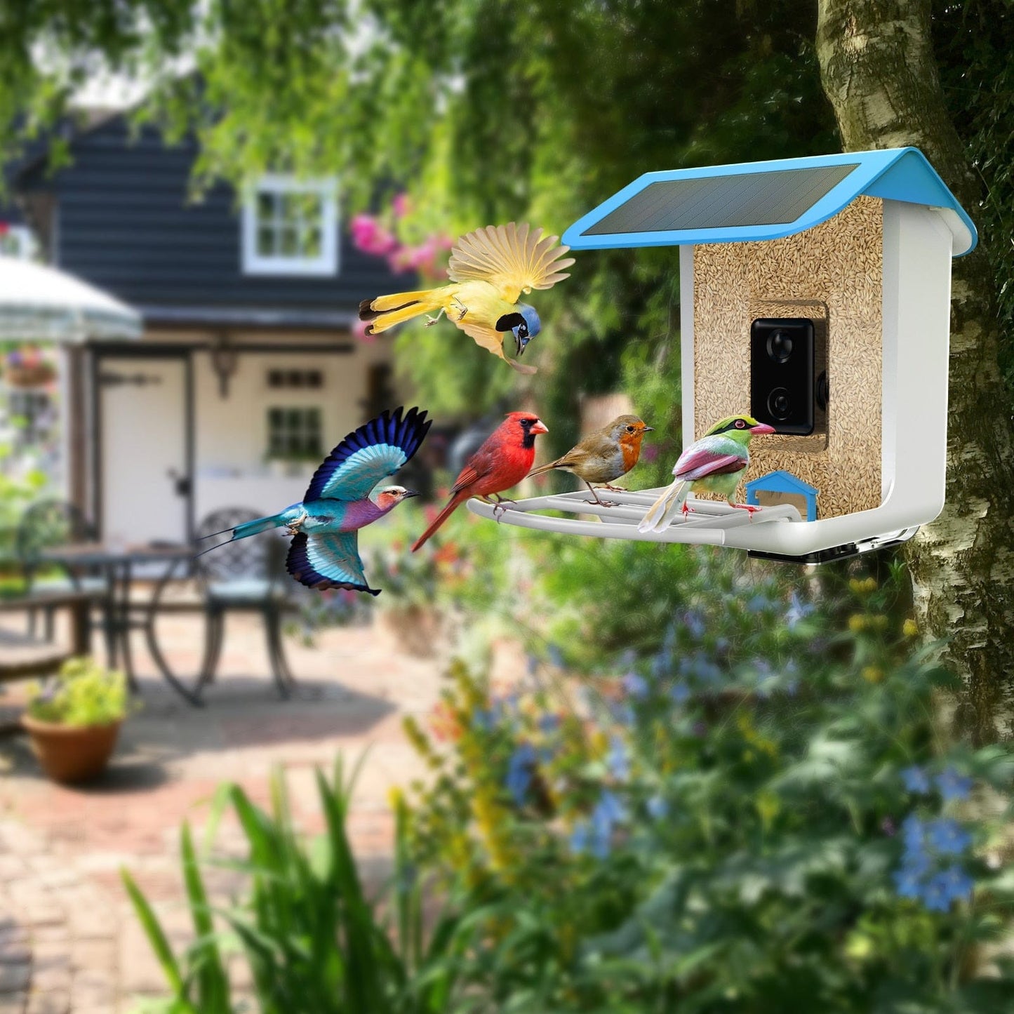 Wireless WiFi Solar Camera Bird Feeder