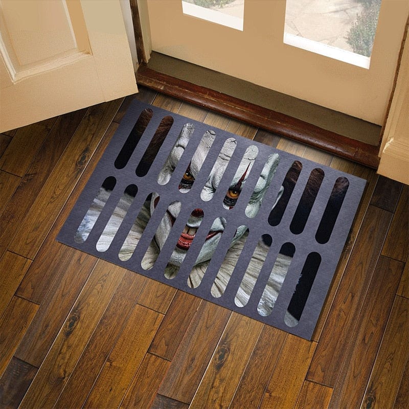 Halloween 3D Clown Door Mat