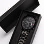 Personalized Black Chronograph Watch