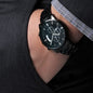 Personalized Black Chronograph Watch