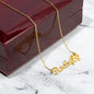 Personalized Paw Print Name Necklace - GiddyGoatStore