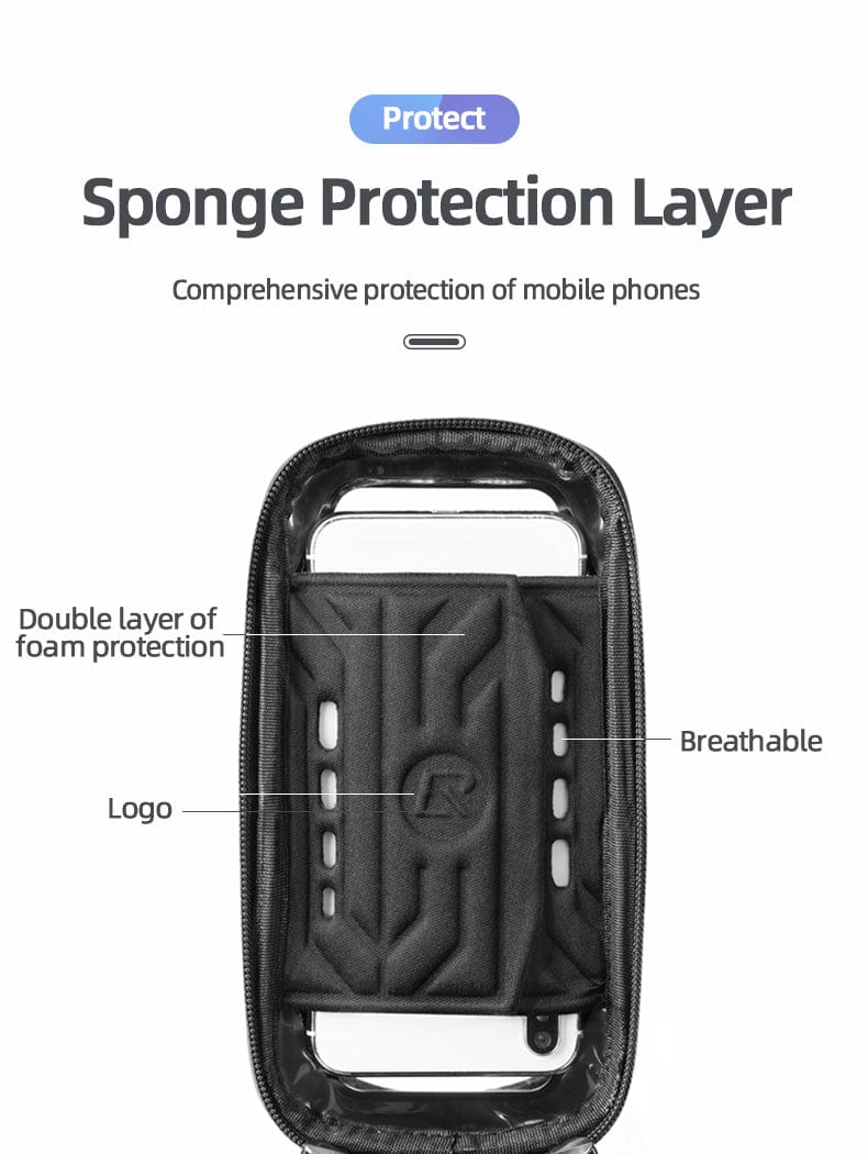Top Tube Waterproof Touch Screen Bike Bag