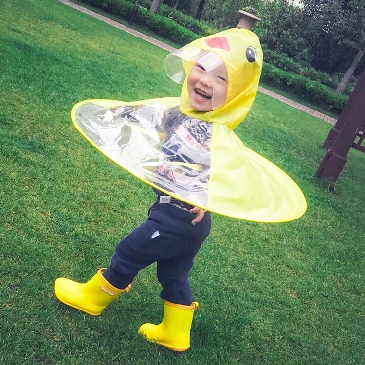 Hands-free Kids Umbrella Raincoat