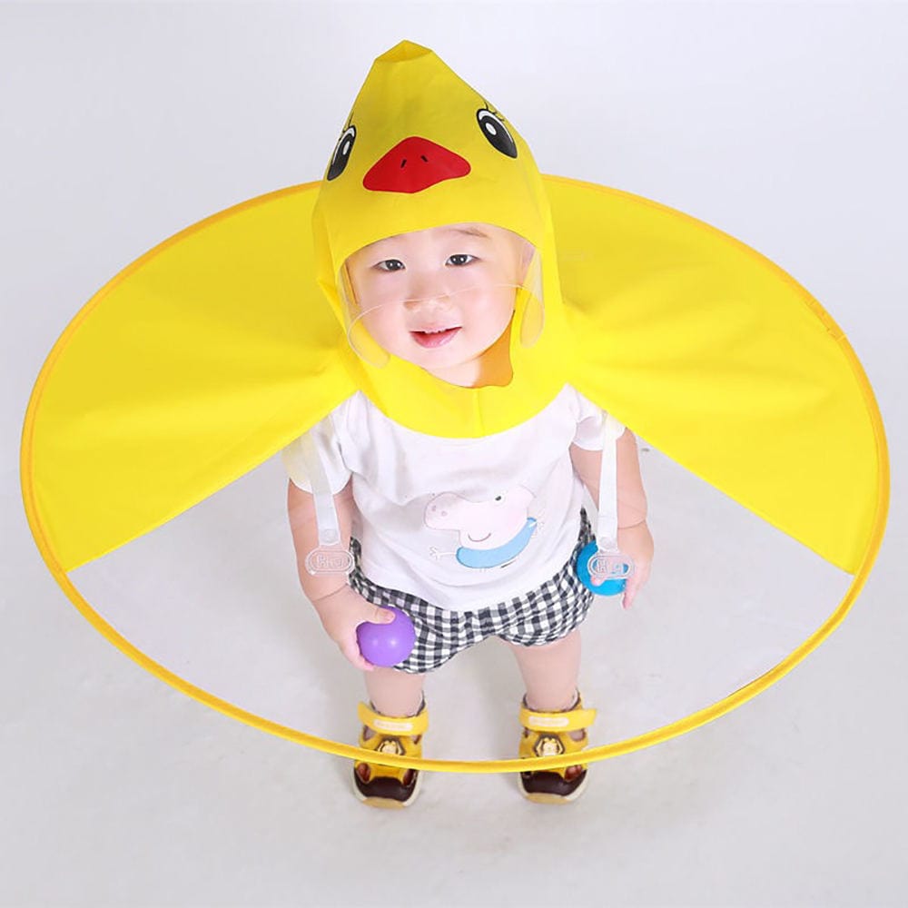 Hands-free Kids Umbrella Raincoat