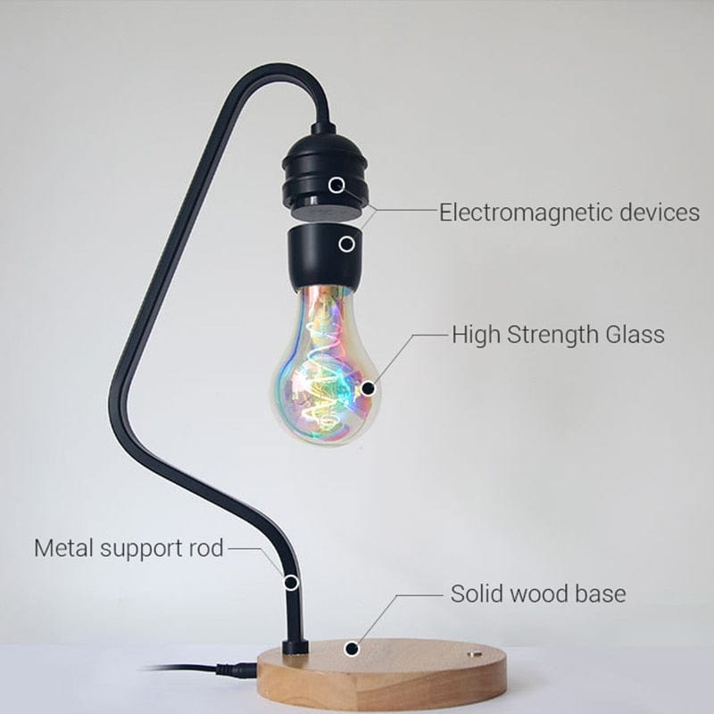 Magnetic Levitation Lamp and Wireless Phone Charger