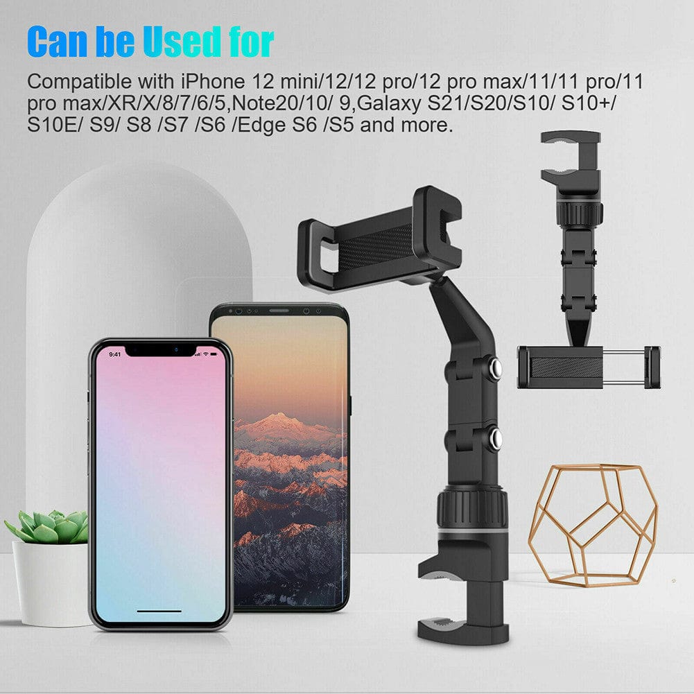 Rearview Mirror Phone Holder